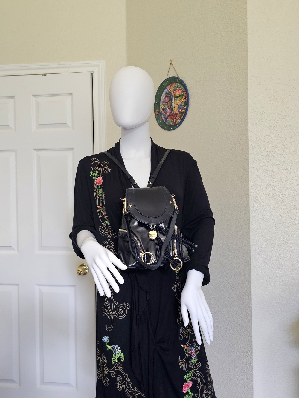 See By Chloe Patent Leather Backpack